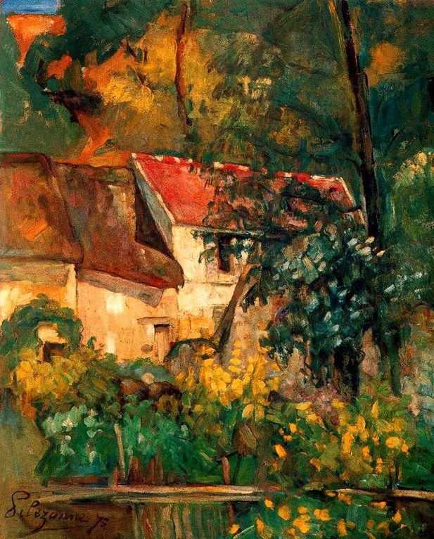Paul Cezanne: The House of Pre Lacroix in Auvers - 1876