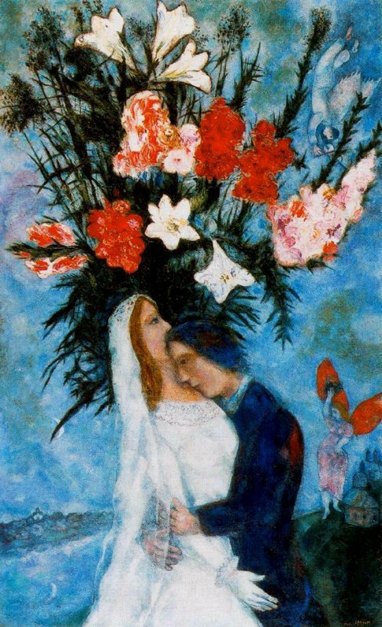 Marc Chagall - The Bridal Couple - 1927-1935