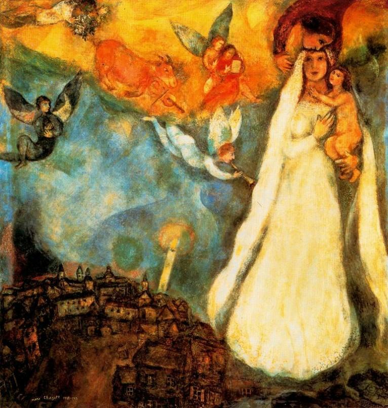 Marc Chagall - Madonna of the Village - 1938-1942