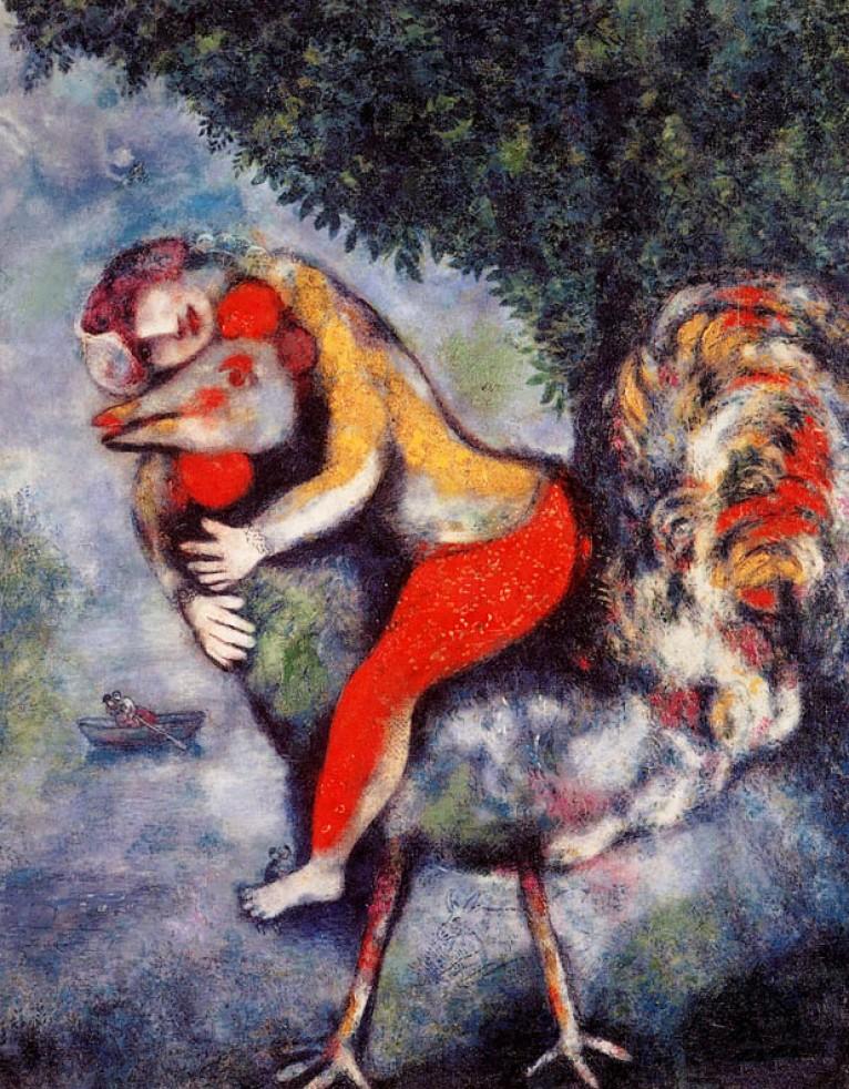 Marc Chagall - The Rooster - 1929