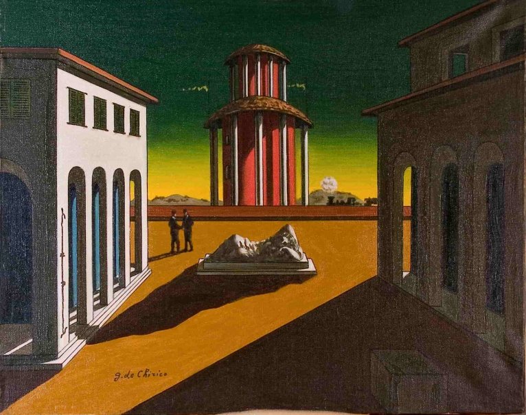 Giorgio de Chirico: Piazza d'Italia - 1955
