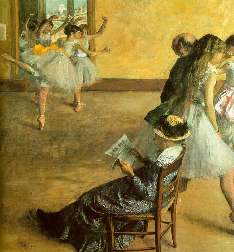 Edgar Degas - Ballet Class - 1881