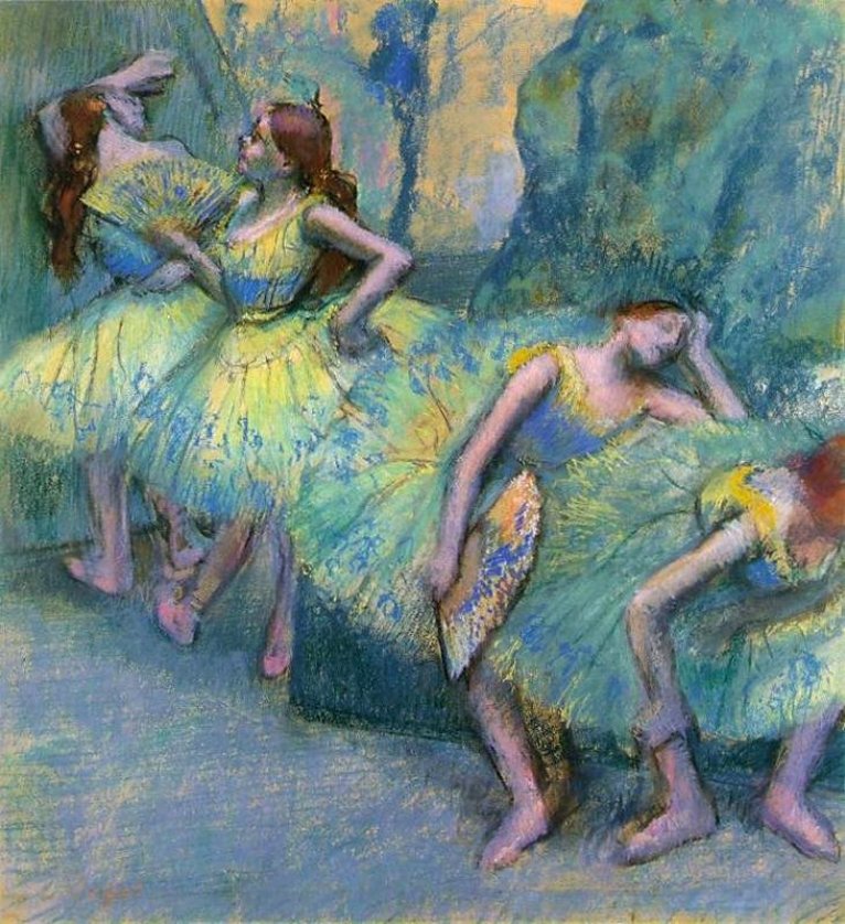 Edgar Degas: Rehearsal on Stage - 1878-1879