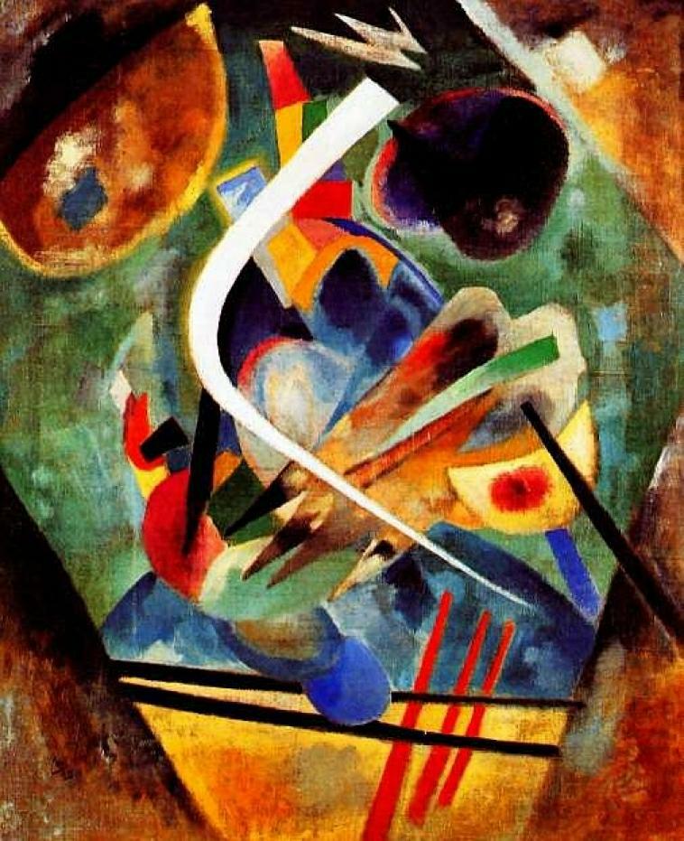 Wassily Kandinsky - Black and Violet - 1920