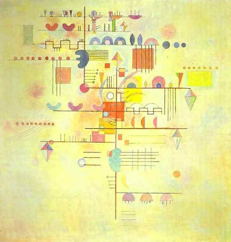 Wassily Kandinsky - Gentle Ascent - 1934