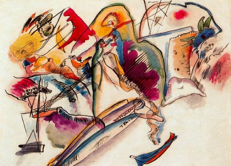 Wassily Kandinsky - Watercolor - 1913