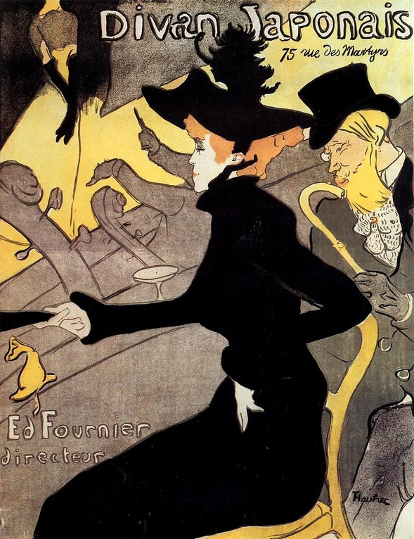 Henri de Toulouse-Lautrec: Divan Japonais - 1893