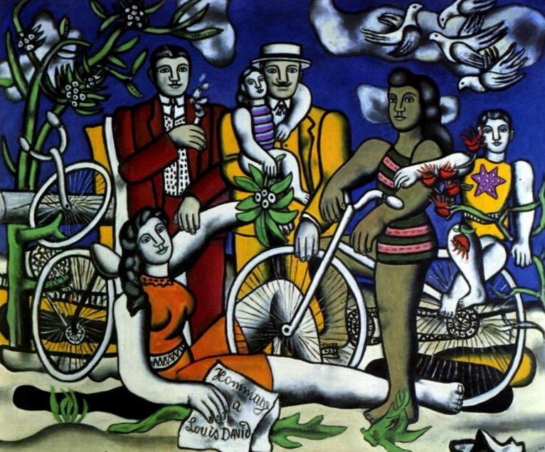 Fernand Leger: Leisures on Red Bottom - 1949