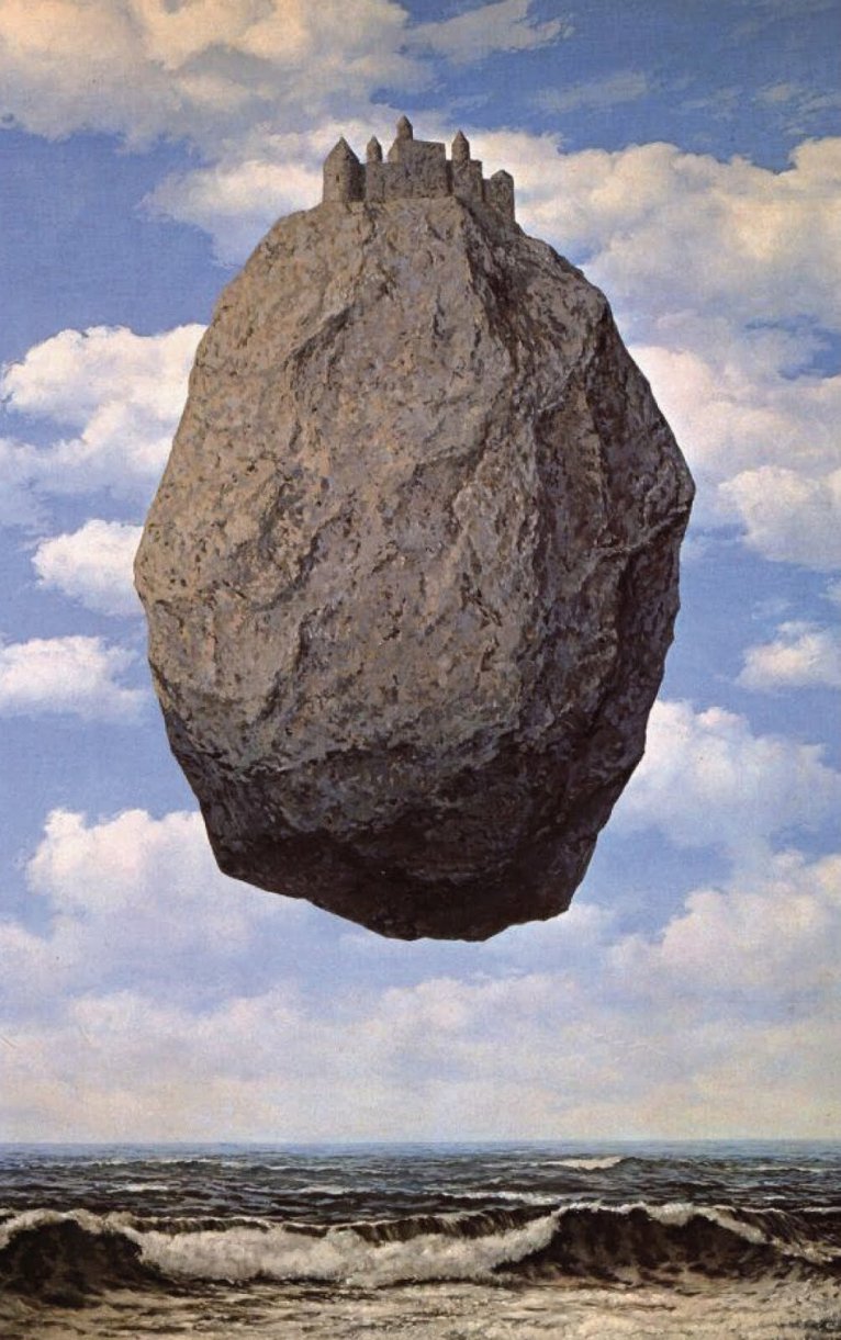 Ren Magritte - Castle in the Pyrenees - 1961