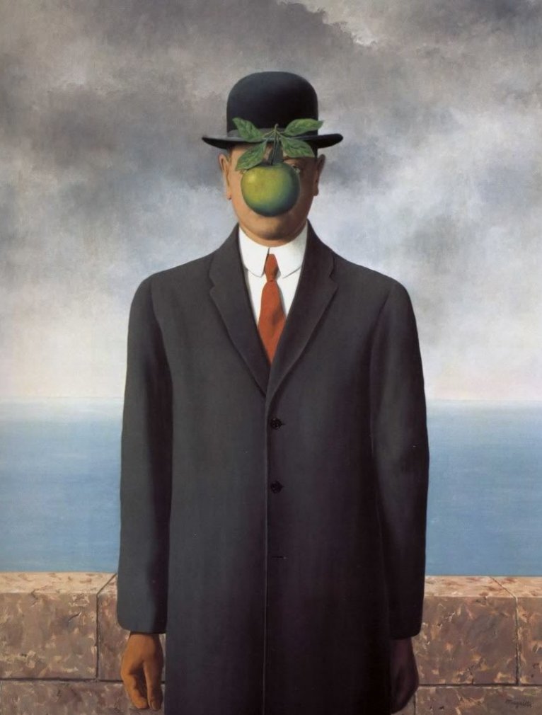 Ren Magritte - Son of Man - 1964