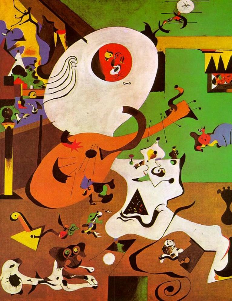 Joan Miró - Dutch Interior I - 1928
