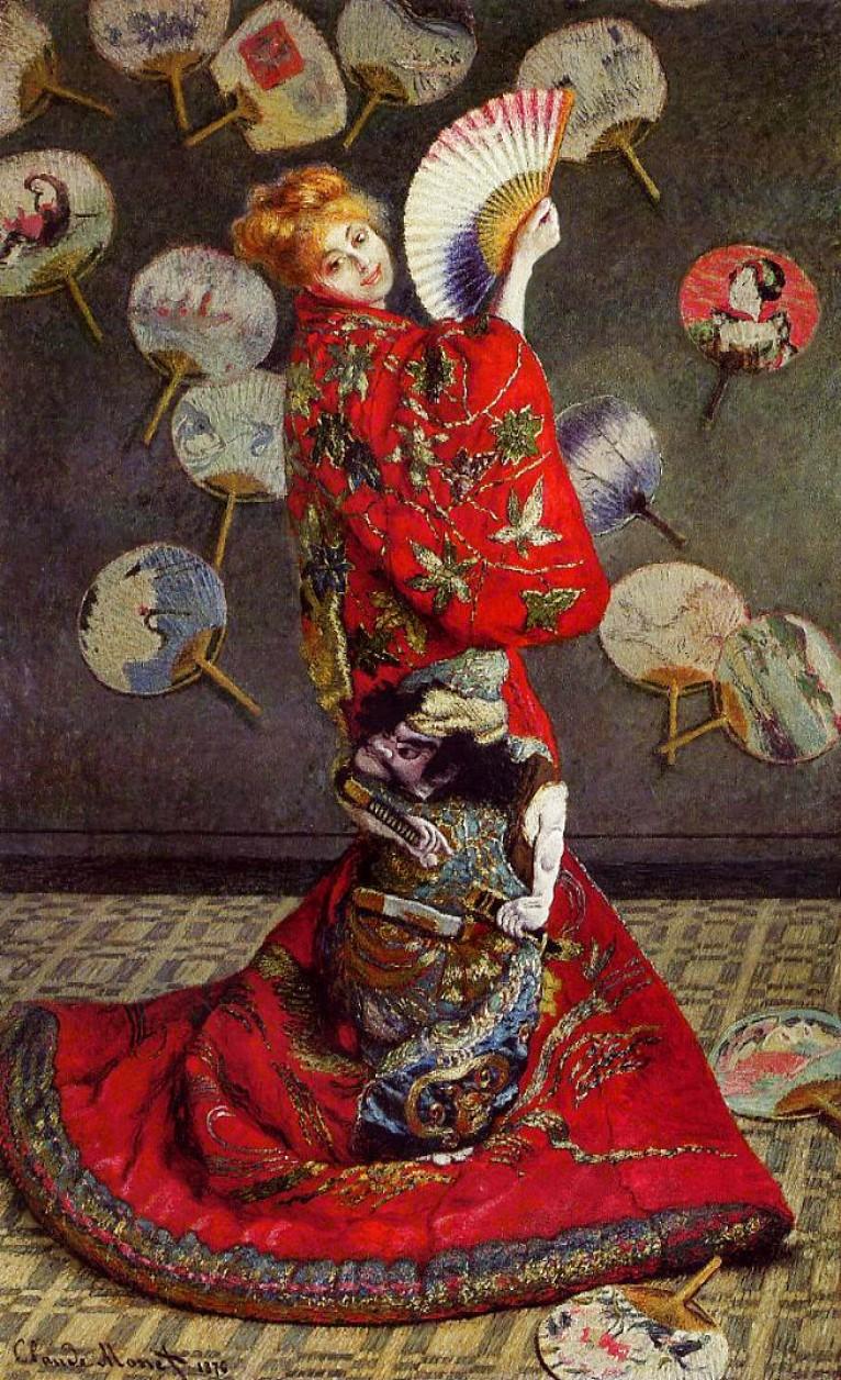 Claude Monet - Madame Monet in Japanese Costume (La Japonaise) - 1875