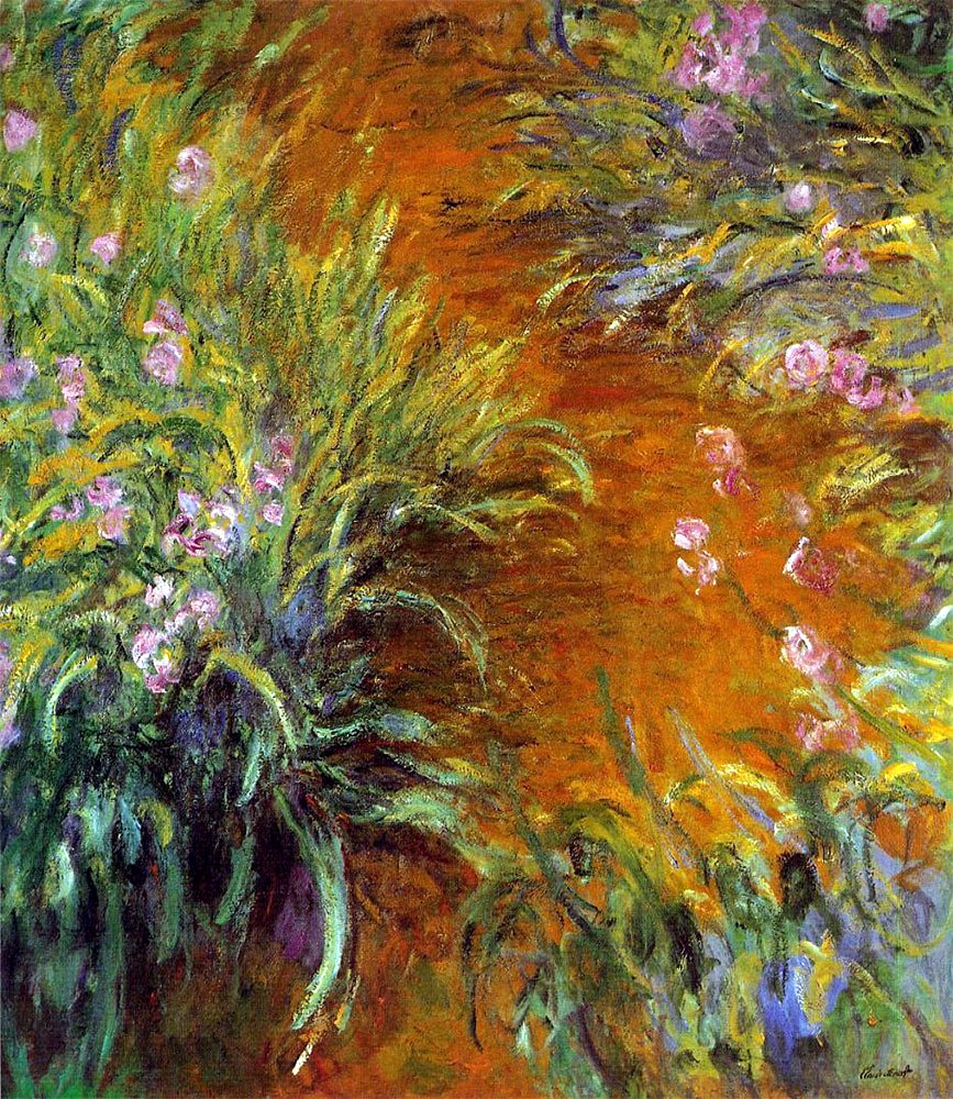 Claude Monet: The Path through the Irises - 1917
