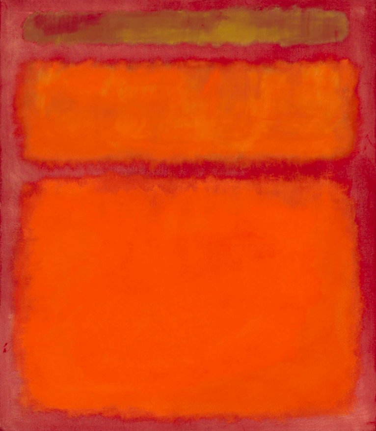 Mark Rothko: Orange, Red and Yellow - 1956