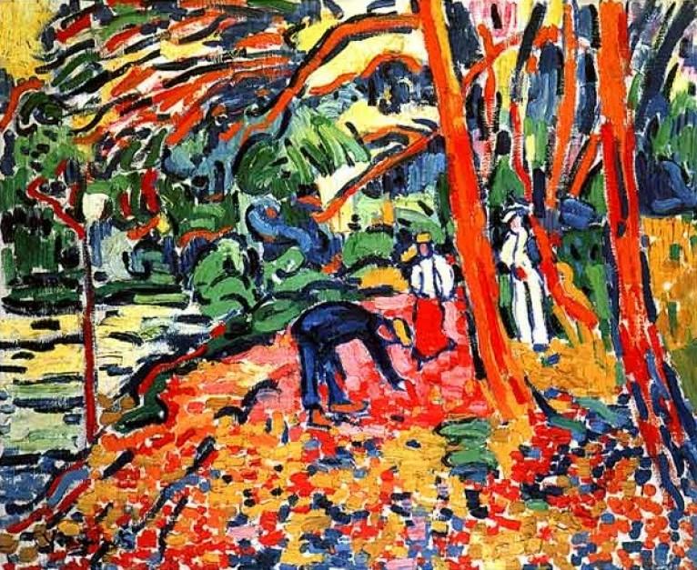 Maurice de Vlaminck - Picking up Deadwood - 1906