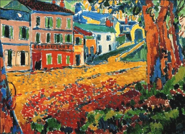 Maurice de Vlaminck - Restaurante de la Machine a Bougival - 1905