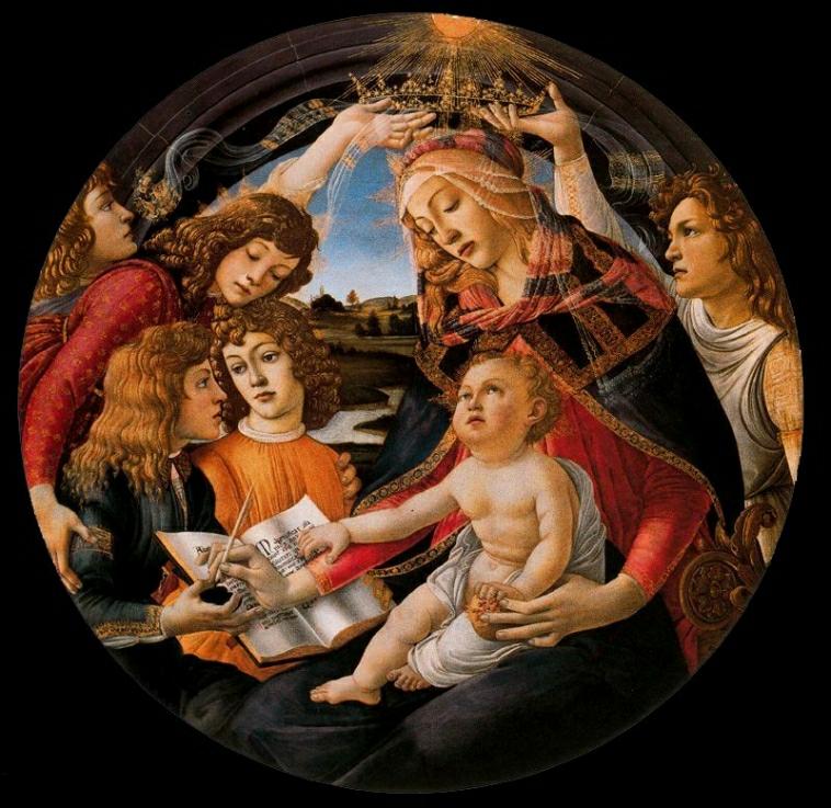 Sandro Botticelli: Madonna of the Magnificat - 1481-1485