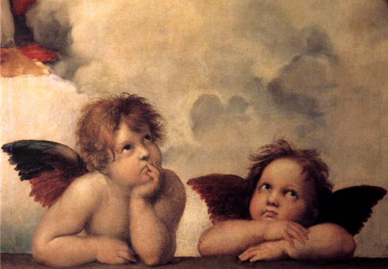 Raphael: The Cherubim Putti Angels of The Sistine Madonna - 1513