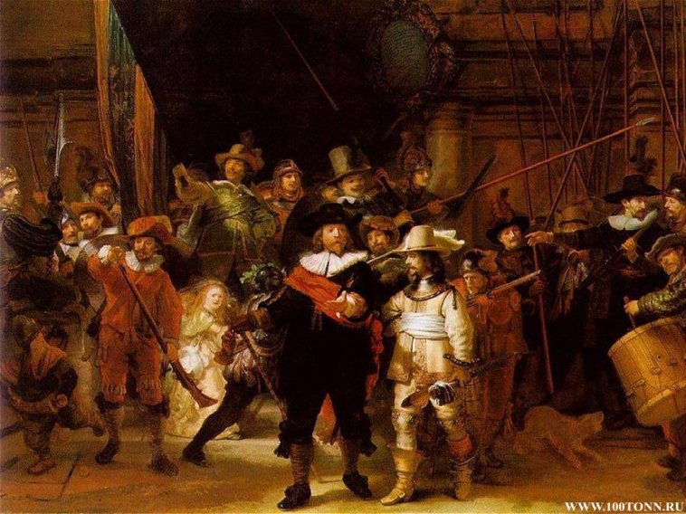 Rembrandt: Nightwatch - 1642