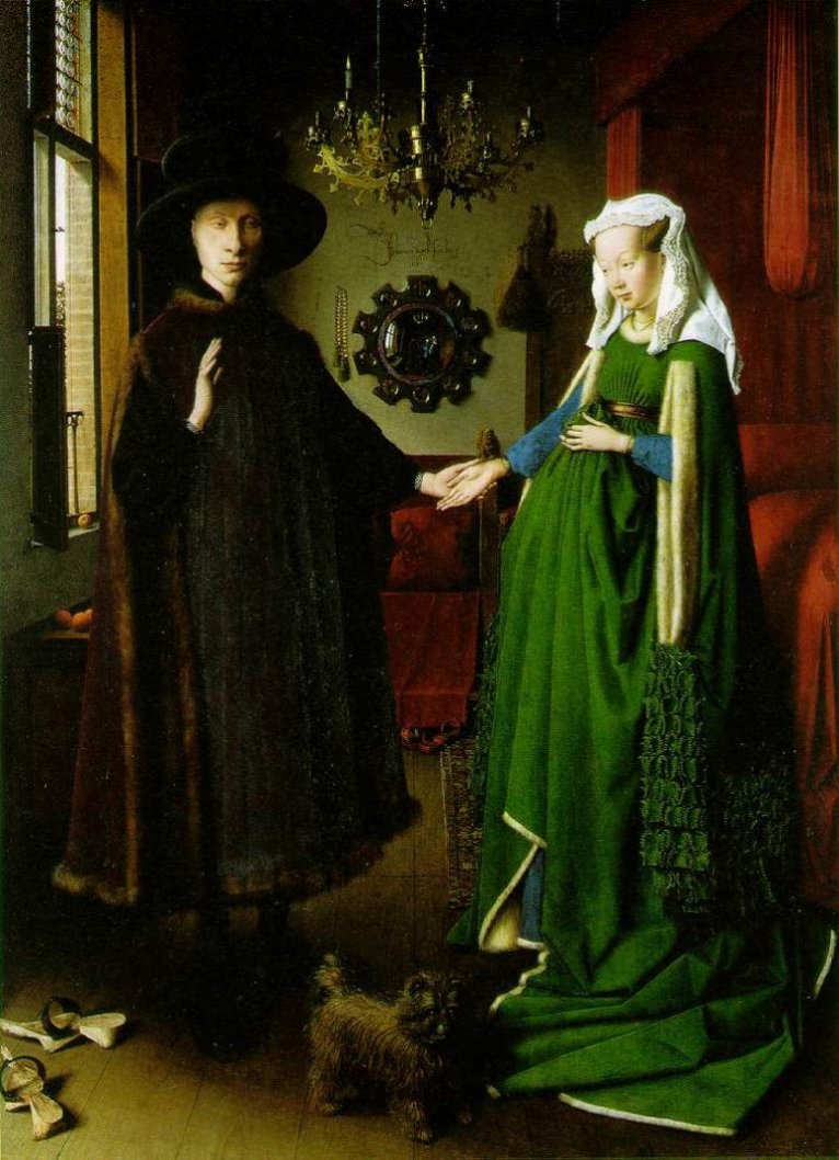 Jan van Eyck: Giovanni Arnolfini and His Bride - 1434