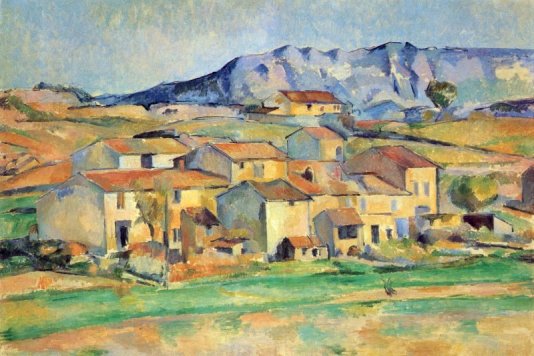 Paul Cezanne: Mont Sainte-Victoire - 1890