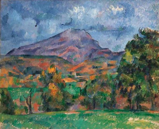 Paul Cezanne: La Montagne Sainte-Victoire - 1888-1890