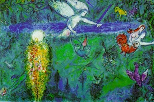 Marc Chagall: Adam and Eve Expelled from Paradise - 1954-1967