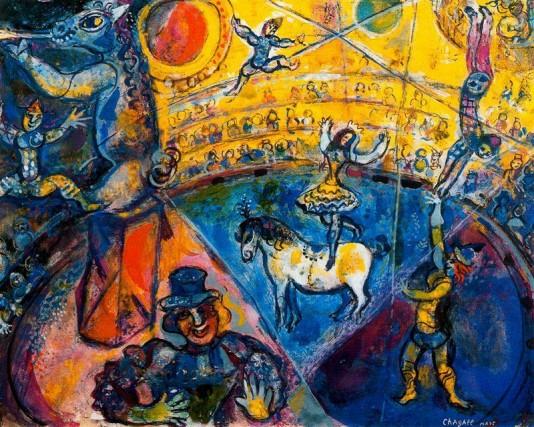 Marc Chagall: Circus Horse - 1964