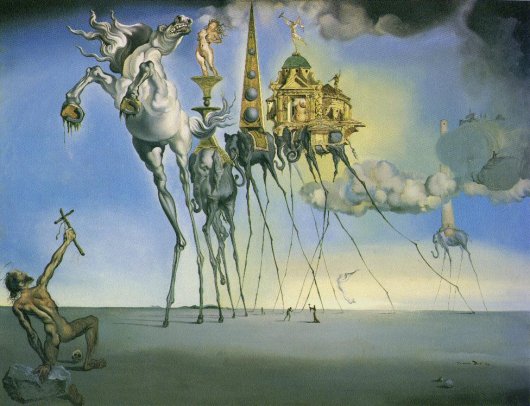 Salvador Dali: The Temptation of St Anthony - 1946