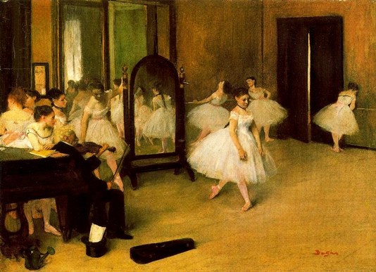 Edgar Degas: Dance Class - 1871