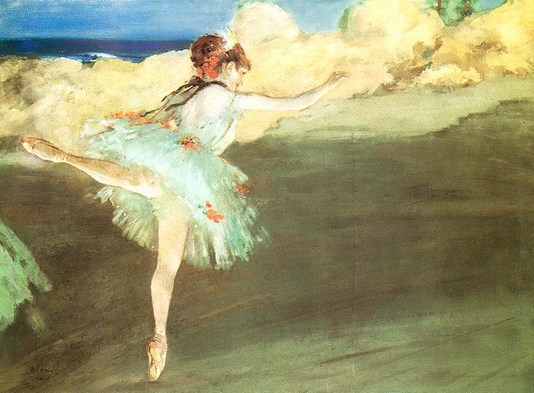 The Star Dancer on Pointe - 1878