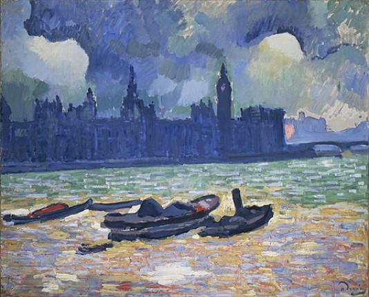 Andre Derain: Houses of Parliament at Night - 1905-1906