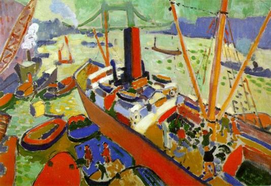 Andre Derain: The Pool of London - 1906