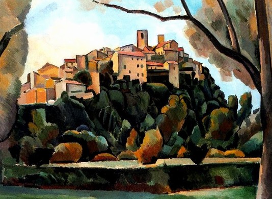 Andre Derain: Vista de Saint Paul de Vence - 1910