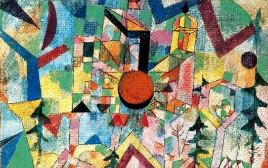 Paul Klee: Castle with Setting Sun - 1918