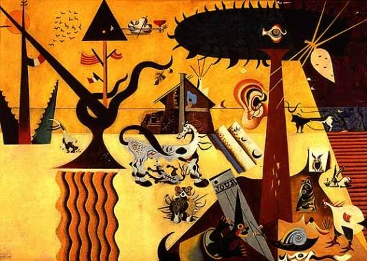 Joan Miro: The Tilled Field - 1923-1924