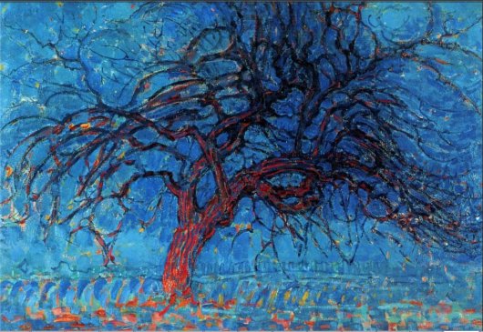 Piet Mondrian: Avond: The Red Tree - 1908-1910