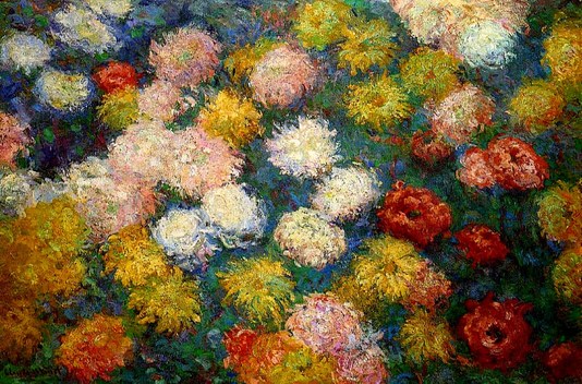 Claude Monet: Chrysanthemums - 1897