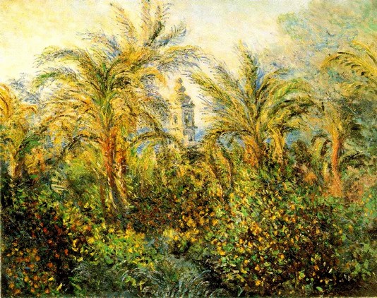 Claude Monet: Garden in Burdighera, Morning - 1886