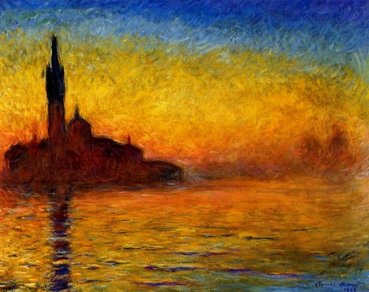 Claude Monet: San Giorgio Maggiore at Dusk - 1908