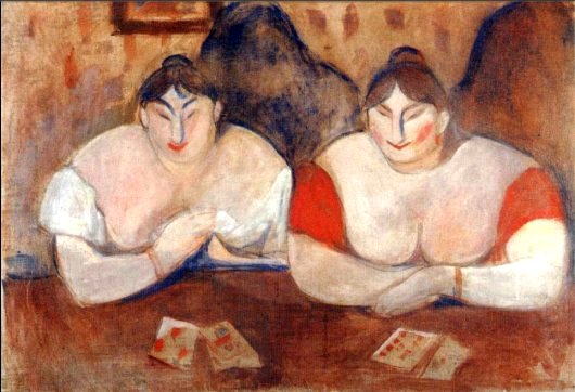 Edvard Munch: Rose and Amlie - 1894