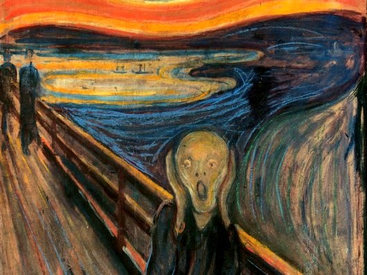 Edvard Munch: The Scream (detail) - 1893