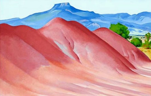 Georgia O'Keeffe: Red Hills and Pedernal - 1936