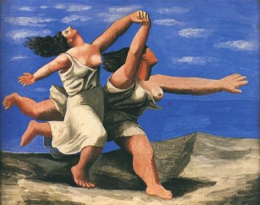 Pablo Picasso: Two Women Running On A Beach - 1922