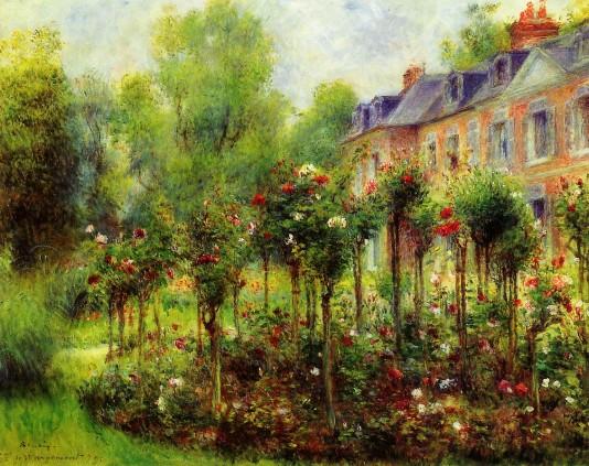 Pierre Auguste Renoir: The Rose Garden at Wargemont - 1879
