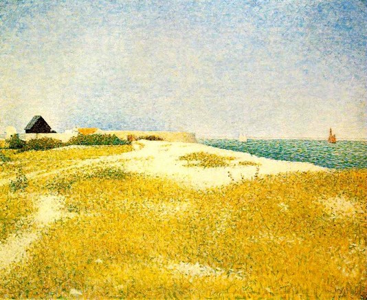 Georges Seurat: View of Fort Samson, Grandcamp 1885