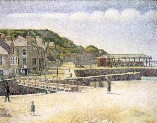 Georges Seurat: Port-en-Bessin - 1888