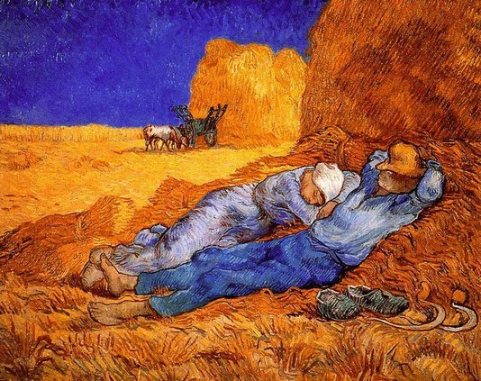 Vincent van Gogh: Noon: Rest from Work - 1889