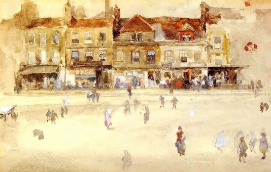 James Whistler: Chelsea Shops - 1885