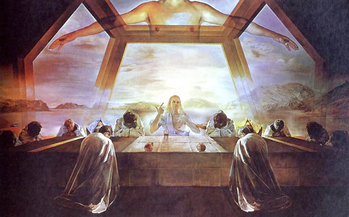 Larger view of Salvador Dali: Last Supper - 1955